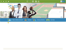 Tablet Screenshot of myathleteconnect.com
